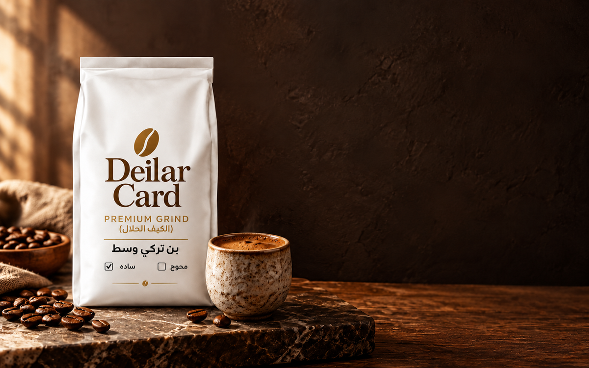 بن تركي Deilar Card مع فنجان قهوة